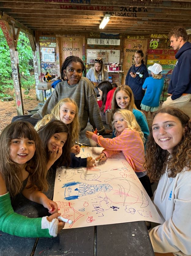 Camp arts and crafts activity